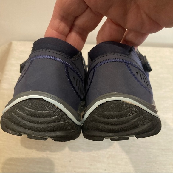 JAMBU Sz 7 Bridget Leather Pop Stitching Comfort Secure Closure T-post Sandals - Picture 7 of 14